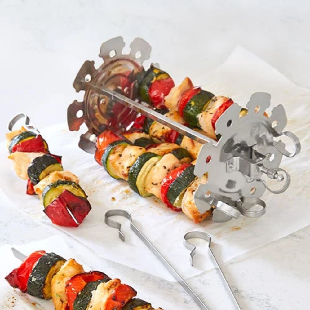 NWT Pampered Chef Deluxe Air Fryer Skewers